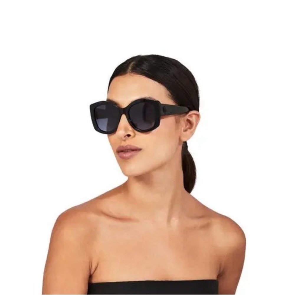 Polarized Eagle Motif Square Butterfly Sunglasses